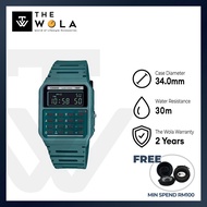 (2 Years Warranty) Casio Mini Pop Unisex Digital Calculator Watch CA-53WB Series Black Resin Strap