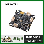 JHEMCU F411ELVTX Flight Controller 5in1 F4 AIO 12A ESC 5.8G 400mW VTX 2.4G ELBRUS 1-2S 25x25MM FC fo