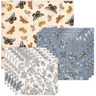 9Pcs Reusable Beeswax Food Wraps Organic Beeswax Wraps Plastic Free Beeswax Bread Wraps Washable Bee