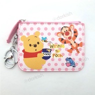 Disney Winnie the Pooh Poohbear Tigger Eeyore Ezlink Card Pass Holder Coin Purse Key Ring