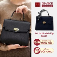 80016 Top grain Split Cowhide Women's Handbag Elegant Office Style for Work and School | Giance