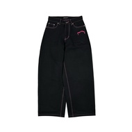 RAW DENIM BAGGY PINK KAREEM MOODDAY PROJECT