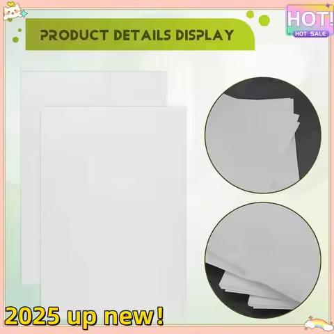 Delicate Texture-25 Sheets Printable Vinyl Sticker Paper Self-Adhesive Waterproof Matte White Printi