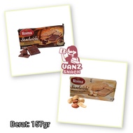Roma Sandwichi Chocolate Cream Sandwich Biscuits Bonbon Chocolate Flavor and Peanut Cream 157 gram p