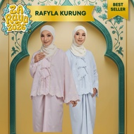ZOE ARISAH Rafyla Kurung Pario Sulam Floral Muslimah Baju Raya Cotton 2026 BF Friendly Labuh Plus Si