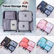 SG Specool® Traveller Travel Pouch Organizer Bag 6pcs/7pcs Organiser  6 In 1/7 In 1 Bag Storage Travel Luggage Organiser