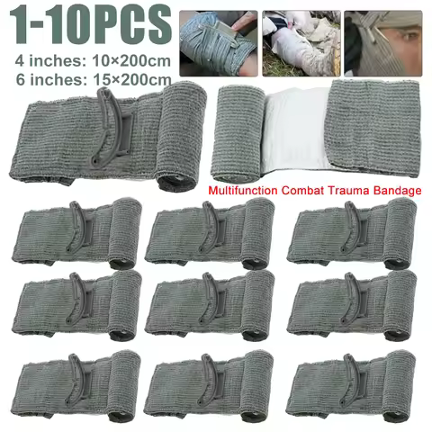 4/6 Inch Israeli Bandage Wound Dressing Emergency Compression Bandage Traumatic Hemostatic Bandage T