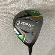 🇯🇵Callaway EPIC FLASH STAR Wood 3W with Head cover Speeder Evolution V FW40 FlexR Used