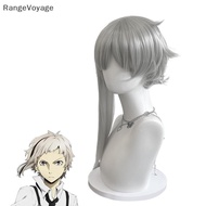 RangeVoyage High Quality Bungo Stray Dogs Cosplay Atsushi Nakajima Cosplay Wig Short Fln Grey Heat R