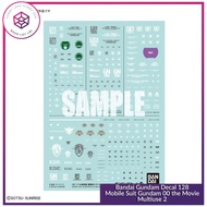 Decal model Decal Bandai Gundam Decal 128 Mobile Suit Gundam 00 the Movie Multiuse 2 [TAM]