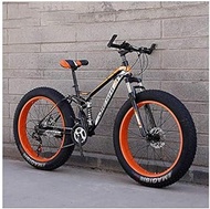 Fashionable Simplicity Mountain Bike 26 Inch 7/21/24/27 Speed Bike Men Women Student Variable Speed Bike Fat Tire Mens Mountain Bike Full Suspension Double Disc Brake Bicycles 26 inches 24 speeds