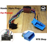 Honda 20 pin Plug For 2din Pioneer No Wire Cutting