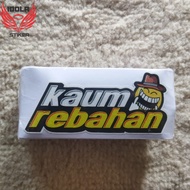 Vinyl Cutting Helmet Word Stickers - Laptop Material Word Stickers and