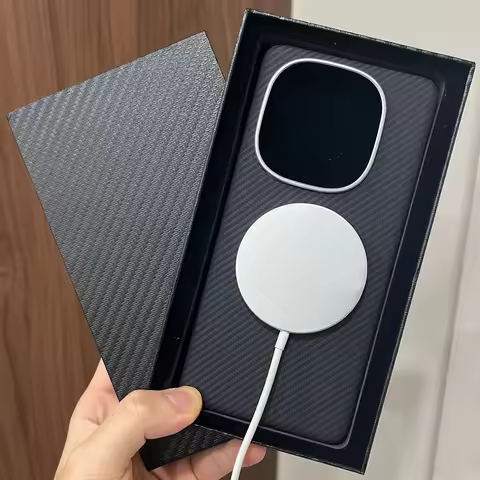 Magnetic Real 600D Aramid Carbon Fiber Phone Case Cover On For Magsafe VIVO iQOO 13 Pro 5G Global iQ