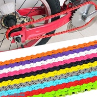 JENNIFERDZ Bicycle Chains Multicolors Cycling Accessories 1/2" x 1/8" Single Speed Track Blike Color