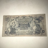 10 Gulden De Javasche Bank 1934 Wayang