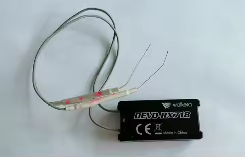 Walkera DEVO-RX718 2.4GHz 7-Channel Receiver w/Telemetry one Data Bus port and 7 AUX ports For Walke