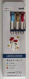 UNI 三菱 uni-ball one 中性原子筆 秋冬限定版 0.38mm