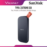 SANDISK PORTABLE SSD E30 USB 3.2 GEN2 1TB / 2TB 800MB/S - EXTERNAL SOLID STATE DRIVE