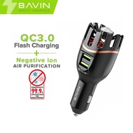 BAVIN 【PC278】 Qualcomm3.0 Car Air Purification Ionizer Car Charger Air Purifier Fast Charging Car Ch
