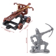 ✥14Pcs/set Medieval Knights Toy Catapult Crossbow Soldier Figures Playset Chariot BH