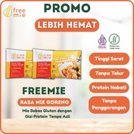 Freemie 2pcs Fried Noodles for Gluten Free Diet Anti-Bloating - Eggs Free, High Fiber & Protein Temp