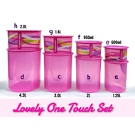 Lovely one touch set (8) - tupperwarw brands