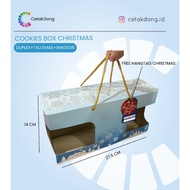 Box Jar Tube Packaging Hampers Packaging 3 Jars Cylinder CHRISTMAS FREE HANGTAG CHRISTMAS