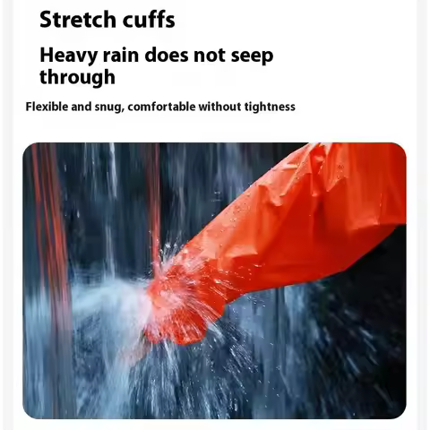 MOBI GARDEN 322g Ultralight Professional Hiking Rain Poncho PU13000 Sleeve Backpack Portable Waterpr