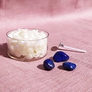 【手作材料包】青金石 - 天然大豆香氛圓形蠟燭