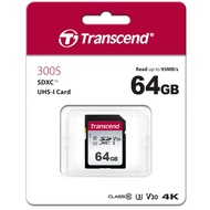 創見 記憶卡64G SD U1 (300S)