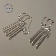 [OUK-t] 1Pair Zoro Anime Earrings Women Men Cosplay Earrings Piercing Jewelry Fashion Fake Triple Ea
