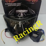 LC135 V1 HEAD LAMP LED ACCESSORIES SMOKE BLACK T135 SPARK135 SPARK 135 I SNIPER MX135 JUPITER LC LC1