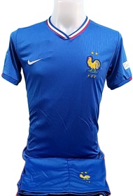 เสื้อกีฬาฟุตบอลผู้ใหญ่ทีมชาติฝรั่งเศสชุดฟุตบอลโลก/ชุดยูโร (France World Cup) ฤดูกาล 2023-2024