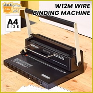 ℗ ▦ § Wire Binding Machine W12M A4 Size Heavy Duty Officom Brand