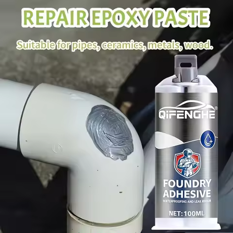 Heavy Duty Metal Leak And Crack Repair Glue Spray for Plumbing And Industrial Use Foundry Adhesive