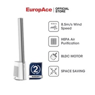 EuropAce Air Purifying Bladeless Fan|EBF Z2 (Alpine White)|Strongest Air Flow and Slim Design