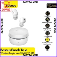 Baseus Wm01 / Encok Wm-01 Tws True Wireless Earbuds Bluetooth Earphone Kualitas Premium