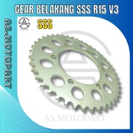 Rear gear r15 v3 48T/49T/50T rear gear sss gear r15 v3 gear set chain 428 gear 428 r15 v3