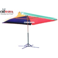 8ft x 8ft Square Umbrella UV Waterproof Payung Petak Pasar Malam Kanopi Khemah