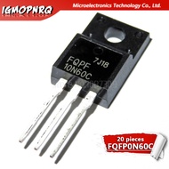 20pcs FQPF10N60C 10N60C 10N60 600V 9.5A MOSFET N-Channel transistor TO-220F new original