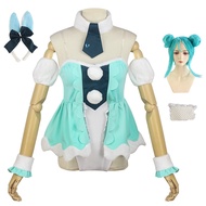 Two-Dimensional Anime White Bunny Girl cos Suit Tights White Bunny Girl cosplay Anime Stage Suit Fem