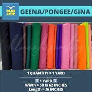 Gina Silk Cloth Pongee Fabric Tela Geena Textile (1 Quantity 1 Yard)