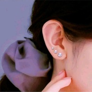 Gemstone Stud Earrings, Monel Diamond Earrings, Diamond Stud Earrings