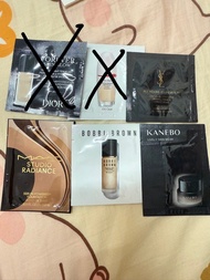 YSL foundation sample Ysl all hour foundation sample dior粉底液試用裝 粉底液試用裝 bobbibrowm foundation sample 