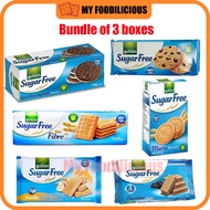 <SG Ready Stock> Gullon Sugar Free Biscuits Chocolate Vanilla Wafer Choco Chip Fibre Maria Dark Choc