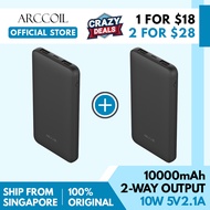 Arccoil™ C17 10000mAh Powerbank 【BUNDLE DEAL】 Dual USB Port Output