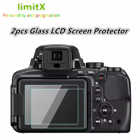 2x Glass LCD Screen Protector For Nikon ZR Coolpix P1000 P950 P1100 P900 P600 P610 B700 P530 P510 D6