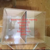 aquarium cupang 15x20x15 2mm