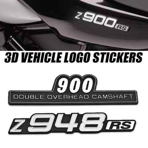 FOR Z900 Z900RS Z948RS Z900 RS Z948 RS Motorcycle 3D Vehicle Logo Stickers Waterproof Vintage Logo E